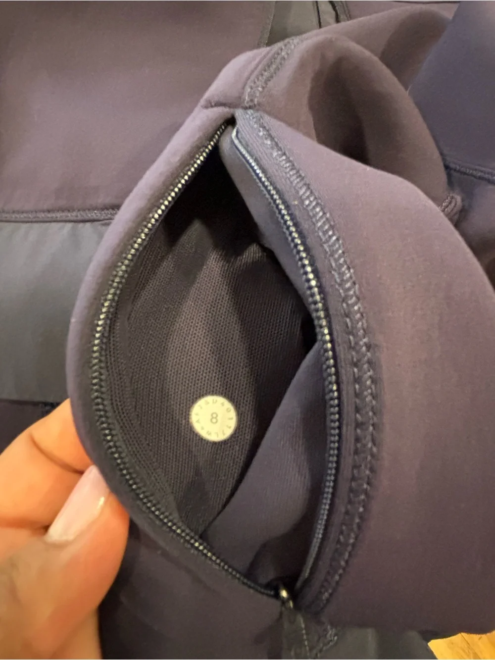 lululemon athletica blue Zip-Up Bomber Jacket